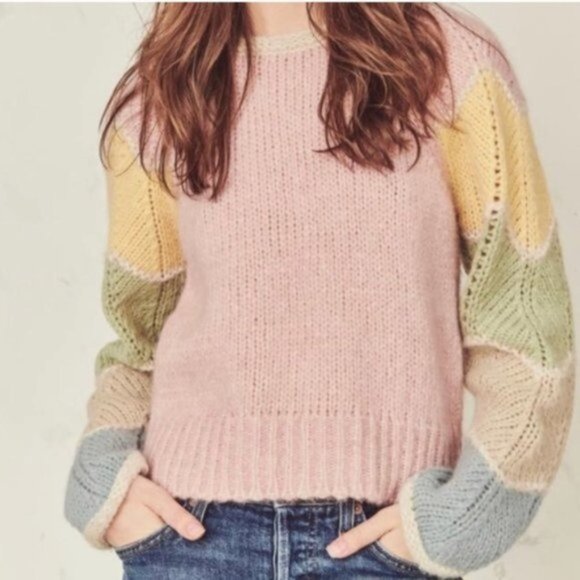 Love Shack Fancy Aspen Sweater‎ Women Size M - Picture 3 of 11